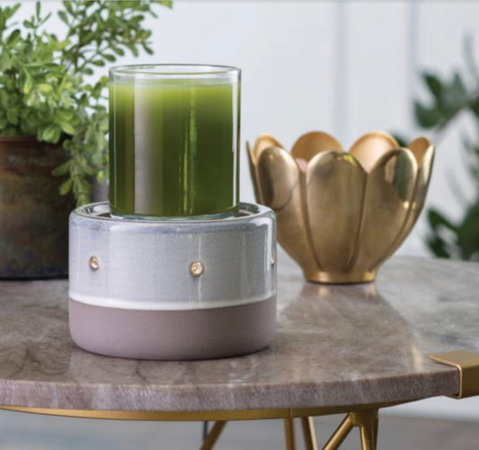 Glazed Concrete 2-in-1 Deluxe Wax/Candle Warmer
