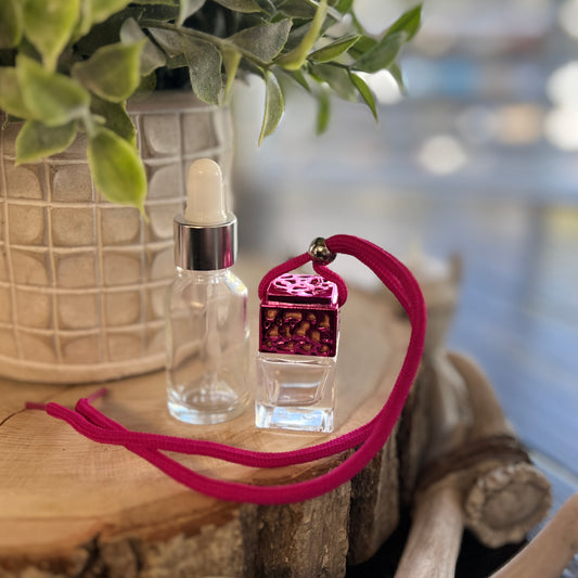 Pink Car Diffuser 7ML with 15ML Refill