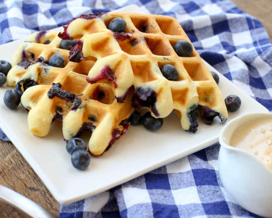 Blueberry Peacan Waffles