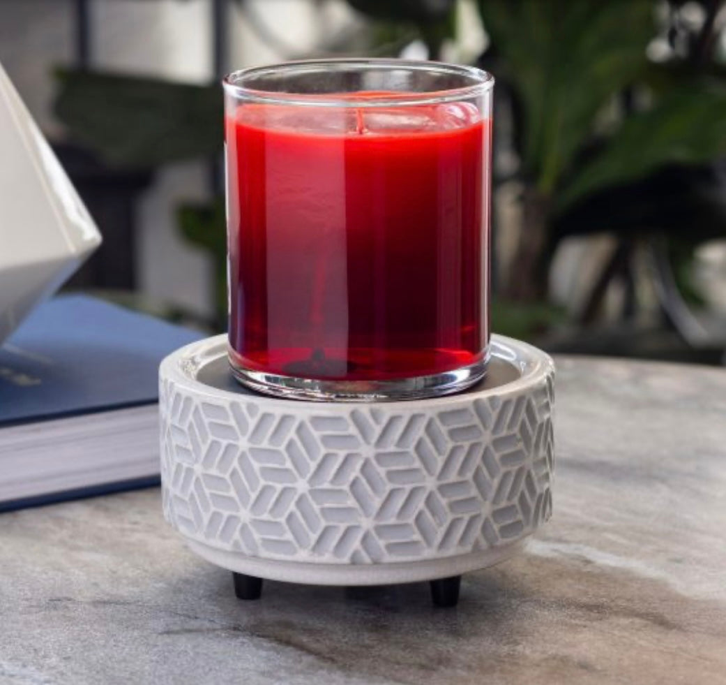 Stone Hexagon 2-In-1 Classic Fragrance Warmer