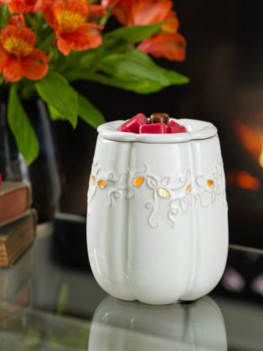 White Pumpkin Illumination Fragrance Warmer